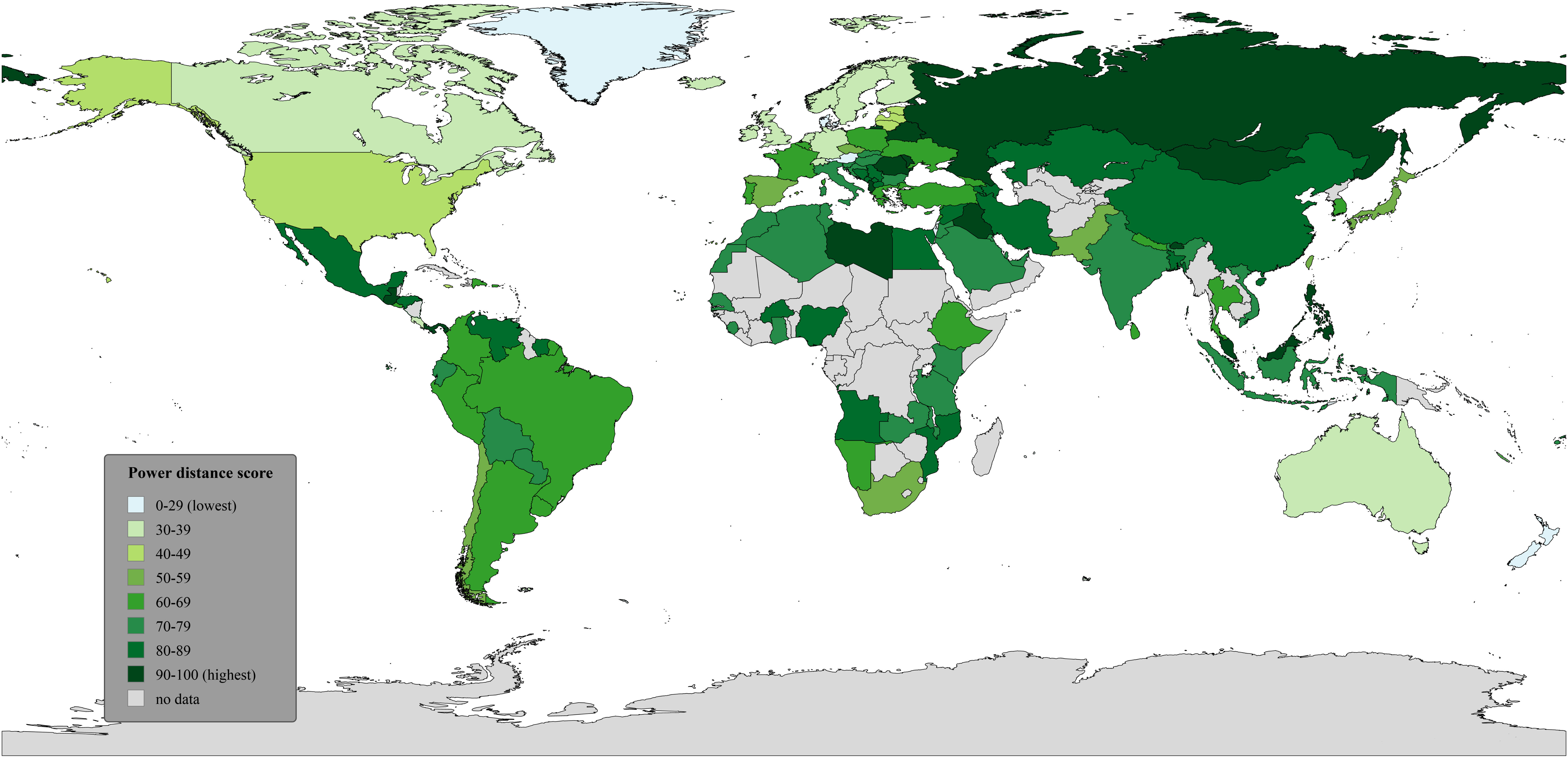 Power Distance Map